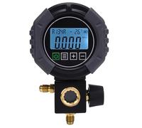 Cocoarm Manomètre Numérique à Débit Unique ABS Manomètre de Pression Numérique 0 à 6000 Kpa 0 à 870 Psi Écran TFT LCD Capteur de Vanne à Boule pour Tests de Climatisation HVAC Réf