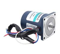 Cocoarm Micro Moteur à Engrenages, Moteur à Engrenages AC 6 W AC220 V avec Boîtier de Boîte de Vitesses en Acier Inoxydable, 1250 1400 Tr/min, Sortie à Vitesse Fixe pour le Remplacement (18)