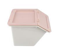 Cocoarm Mini Boîte de Rangement de Bureau en Plastique, Mini Organiseur de Bureau 8 X 8 X 6 Cm avec Couvercle Rabattable, Design Empilable pour Papeterie, Bijoux, Accessoires de Maquillage sur,