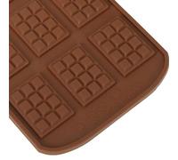 Cocoarm Moule à Chocolat en Silicone pour Barres de Gaufres, 22,6 X 10,7 X 0,5 Cm, Anti-adhésif, Plateau à Démoulage Facile pour la Cuisson de Bonbons, Barres énergétiques, Fabrication de Cire