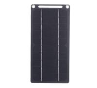 Cocoarm Panneau Solaire 6 W avec Double Sortie USB C, Monocristallin 22,5% | ETFE étanche pour Randonnée Camping, Charge Téléphones Ventilateurs Lampes Torches, Design Léger Portable