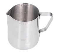 Cocoarm Pichet à Mousse de Lait Pichet à café en Acier Inoxydable avec échelle de Mesure Poignée Ergonomique pour la Maison Restaurant Bar Party Service de Versement de Lait et de Sirop de Crème
