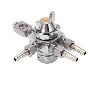 Cocoarm Pistolet Pulvérisateur Automatique, Pulvérisateur de Peinture à Buse en Acier Inoxydable avec Corps en Alliage de Zinc, Ventilateur et Motif Rond, Distance de Pulvérisation de 200 à 300 Mm,