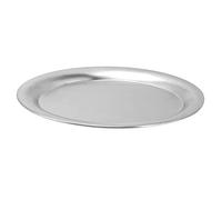 Cocoarm Plat de Nourriture en Acier Inoxydable Petite Assiette de Nourriture Ovale 20 X 14,3 Cm Poli Miroir Polyvalent pour les Collations aux Fruits Plats d'accompagnement Os Servant dans la
