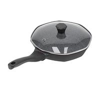 Cocoarm Poêle à Frire Octogonale Antiadhésive de 28 Cm, Base en Alliage avec Fond épais moulé Sous Pression, Chauffage Rapide et Uniforme pour Cuisinière électrique à Gaz à Induction en Céramique,