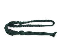 Cocoarm Porte-Bouteille de Vin tricoté à la Main en Corde de Coton, Sac Fourre-Tout 86 Cm, Style Bohème, Rangement Suspendu pour Cuisine, Salon, Dîner, Banquet, Bar, Accessoire (Vert noirâtre)