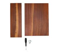 Cocoarm Porte-Couteaux Magnétique en Bois, Bloc de Rangement Double Face pour jusqu'à 10 Couteaux, Bois Massif avec Base Antidérapante et Conception à Flux d'air pour Utilisation sur Comptoir de