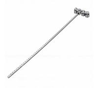Cocoarm Rail de Guidage de Scie Circulaire de 20 Pouces, Guide de Rail en Acier Inoxydable pour Scie Circulaire, Pied à Coulisse de Positionnement 500 X 3 Mm, Support de Coupe Droite pour les