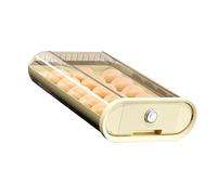 Cocoarm Récipient à œufs, Plateau à œufs en Plastique, Porte- pour Réfrigérateur avec Couvercle Transparent, Boîte de Rangement Scellée pour Réfrigérateur, Cuisine, Maison, Accès Facile et Gain de