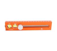 Cocoarm Règle de Marquage Multifonctionnelle avec Niveaux à Bulle, 15-90 | Traceur télescopique en alliage d\'aluminium, fixation à double aimant, outil de traçage d\'armoire, nivellement de