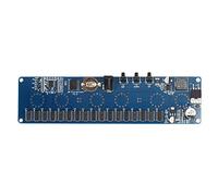 Cocoarm STM8S005 Carte de Circuit imprimé RVB Carte d'horloge MicroUSB 12 V 1 A avec Pilote IC intégré Affichage de l'heure 24 Heures et Sauvegarde CR1220 pour Les Utilisateurs de Bricolage (Prise
