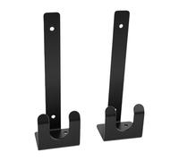 Cocoarm Support D'étagère Flottant, Robuste 160 Livres en Fonte, Forme L | Support caché pour Bibliothèque, Meuble TV Mural, Béton et Plaque de Plâtre, Noir Mat Anti-rouille