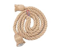 Cocoarm Suspension Luminaire en Corde de Chanvre, Douille E27, Cordon 2m, | Porte-ampoule sans ampoule incluse, base de fixation en fibres naturelles tissées, décoration de salle à manger, de