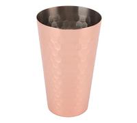 Cocoarm Tasse à Boire, Tasse Mule de Moscou Martelée en Acier Inoxydable 304, Gobelet à Bière en Argent, Facile à Nettoyer, Look Vintage, pour Bar, Maison, Cocktail, café, thé (Cuivre Plaqué)