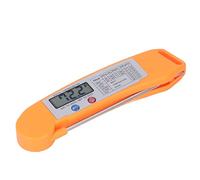 Cocoarm Thermomètre Alimentaire Numérique, Thermomètre à Viande électronique Pliable avec Sonde en Acier Inoxydable 304, Lecture de 2 à 3 Secondes, Rétroéclairage de Maintien d'alarme, pour la