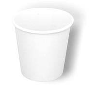 Cocobanana Gobelets Carton 75ml - Contenant Jetable & Recyclable - Fabriqué en Carton Alimentaire sans Goût et sans Odeur - Petite Tasse pour Café ou Thé Froid ou Chaud - [Blanc], [1600]