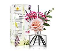 COCODOR Diffuseur à Roseaux Parfum Rose / 200ml / Parfum Ambiance, Diffuseur Maison, Cadeau pour Femmes, Fête des Mères