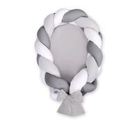 Cocon pour bébé 2 en 1 blanc-gris-anthracite