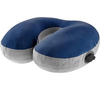 Cocoon Air Core Coussin de Nuque ultraléger en Forme de U, Bleu Galaxie/Gris
