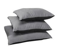 Cocoon - Travel Pillow Nylon - Coussin - Large - 33 x 43 cm - charcoal / smoke grey