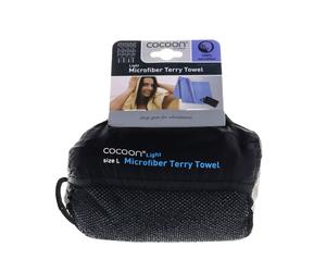 Cocoon Terry Towel Light L Serviette microfibres Taille unique Gris
