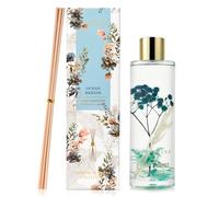 COCORRÍNA Diffuseur Parfum Maison, Brise D'océan 430ml avec 8 bâtonnets Parfum de Maison pour Salle de Bain Chambre à Coucher Décoration d'intérieur