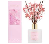 COCORRÍNA Diffuseur Parfum Maison Himalayan Salt & Rosewater 200ml Bâtonnets Reed Salle de Bain Décoration