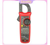 Cocosity Pince multimètre Pince ampèremétrique numérique 6000 points True RMS Multimètre quincaillerie detecteur Noir et rouge