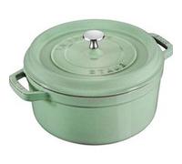 Cocotte 22 cm STAUB, Rond(e), Sauge, Fonte Sauge G