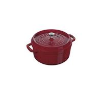 Cocotte 24 cm, Rond(e), Bordeaux, Fonte