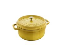 Cocotte 24 cm STAUB, Rond(e), Citron, Fonte Citron G