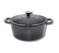 Elo Casserole en fonte ronde Gris basalte – Robuste, induction – 26 cm
