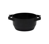 Cocotte 28 cm Luchetti K575 aluminium Coulé S2815A3T_T Noir