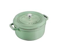 Cocotte 28 cm, Rond(e), Sauge, Fonte