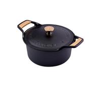 Cocotte 38458 Fonte Assaisonnée 30 cm 5,7L Noir compatible Induction