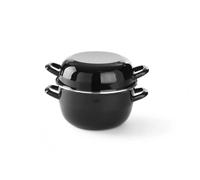 Cocotte à moules émaillée - avec couvercle - Hendi