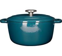 Cocotte avec Couvercle COSY & TRENDY FONTESTIC, Fonte Émaillée, Ø24 cm, 4,6 L, Tous Feux dont Induction, Bleu