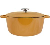 Cosy&Trendy Cocotte Fontestic en fonte émaillée Ø28 cm 6,8 litres – Ambre dorée