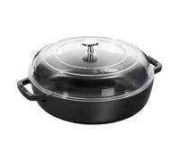 Cocotte avec panier vapeur 24 cm Rond(e) Gris graphite Fonte
