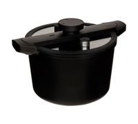 Cocotte Basse Pression "Couvercle" 34cm Noir