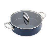 Cocotte basse SPACE 45046 28 cm, bleu, aluminium, Joseph Joseph
