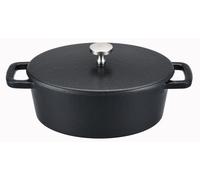 Cocotte - BAUMALU - Ovale Mini - Fonte - 12,5x9,5 cm - Couvercle