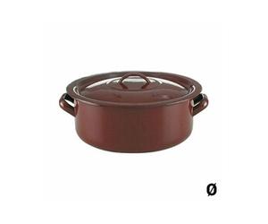Cocotte Classic Marron Acier Emaillé avec couvercle