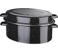 Cocotte Daubière en Acier Émaillé, 32 cm Ovale, Induction, 7 L