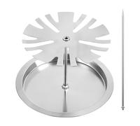 Cocotte de chou de poulet en acier inoxydable avec 15 compartiments, égouttoir, ailes de poulet et support de sucettes pour barbecue, four, fumeur, pique-nique, accessoires de barbecue pour