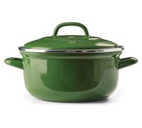 Cocotte émaillée - Ronde - 20 cm - 2,5 litres - Vert