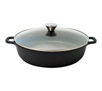 Cocotte en fonte 36cm 6.5l noir - Baumalu - 384941 -