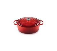 Cocotte Ovale 35 cm Le Creuset Signature Fonte 21178350602430 Cerise