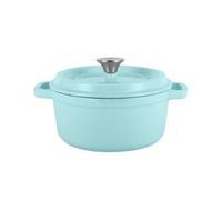 COCOTTE EN FONTE ÉMAILLÉE AVEC COUVERCLE 2,2 L VINTAGE CUISINE - MENTHE