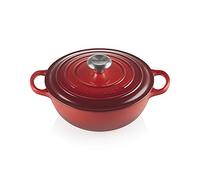 Cocotte En Fonte Émaillée Le Creuset Signature Avec Couvercle, 24 cm, 3,1 Litres, Cerise, 21114240600430